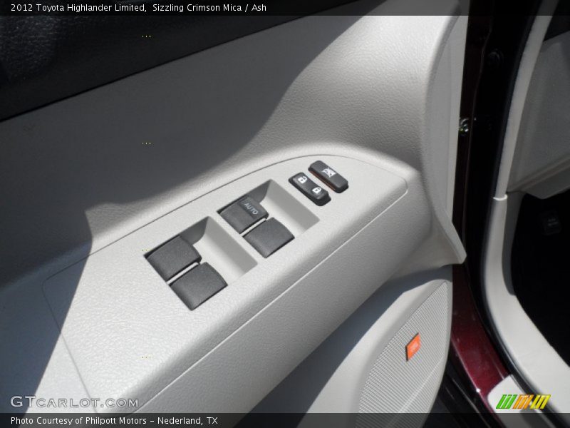 Sizzling Crimson Mica / Ash 2012 Toyota Highlander Limited