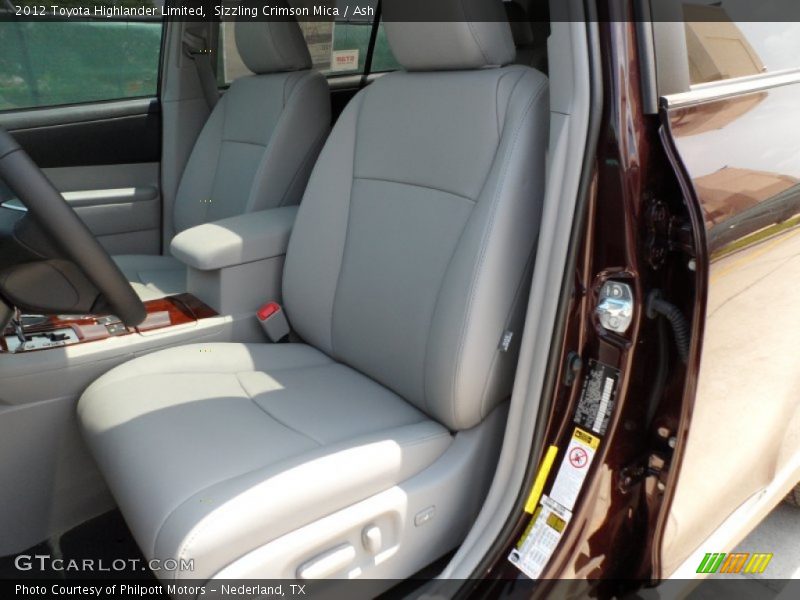 Sizzling Crimson Mica / Ash 2012 Toyota Highlander Limited