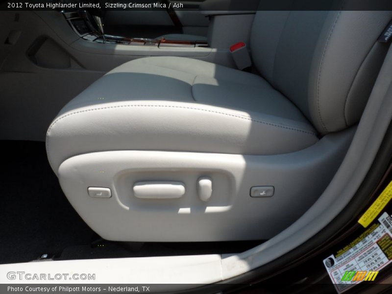 Sizzling Crimson Mica / Ash 2012 Toyota Highlander Limited