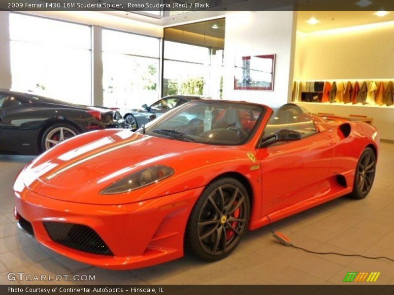 Rosso Scuderia (Red) / Black 2009 Ferrari F430 16M Scuderia Spider
