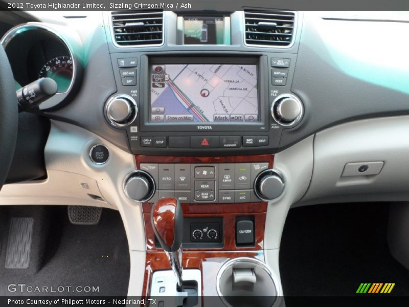 Sizzling Crimson Mica / Ash 2012 Toyota Highlander Limited