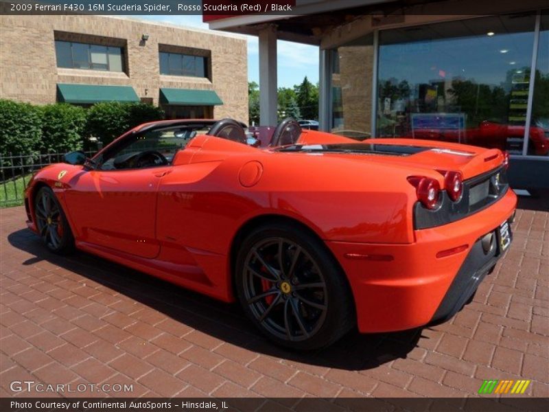 Rosso Scuderia (Red) / Black 2009 Ferrari F430 16M Scuderia Spider