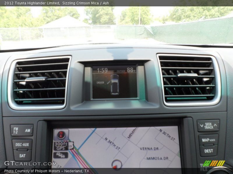 Sizzling Crimson Mica / Ash 2012 Toyota Highlander Limited