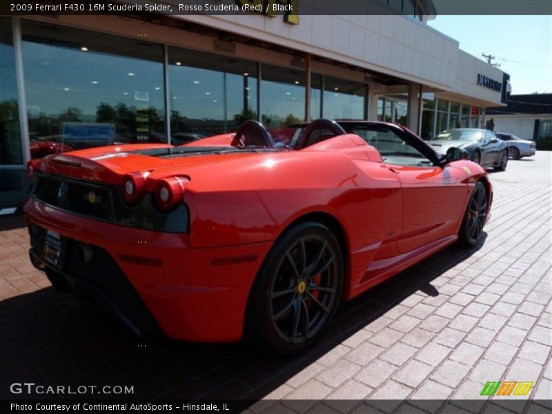 Rosso Scuderia (Red) / Black 2009 Ferrari F430 16M Scuderia Spider