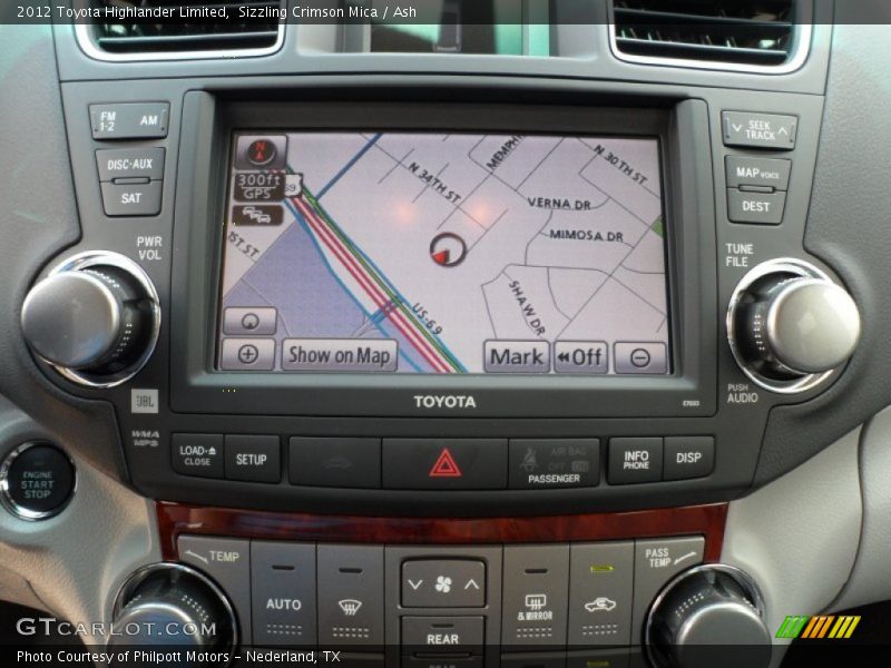 Sizzling Crimson Mica / Ash 2012 Toyota Highlander Limited