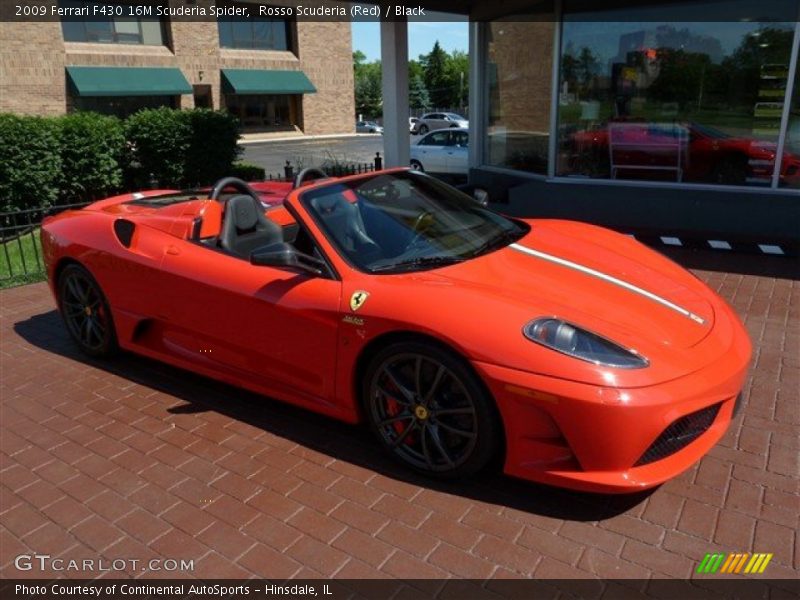 Rosso Scuderia (Red) / Black 2009 Ferrari F430 16M Scuderia Spider