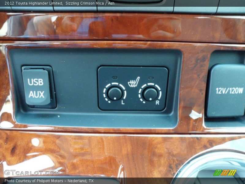 Sizzling Crimson Mica / Ash 2012 Toyota Highlander Limited