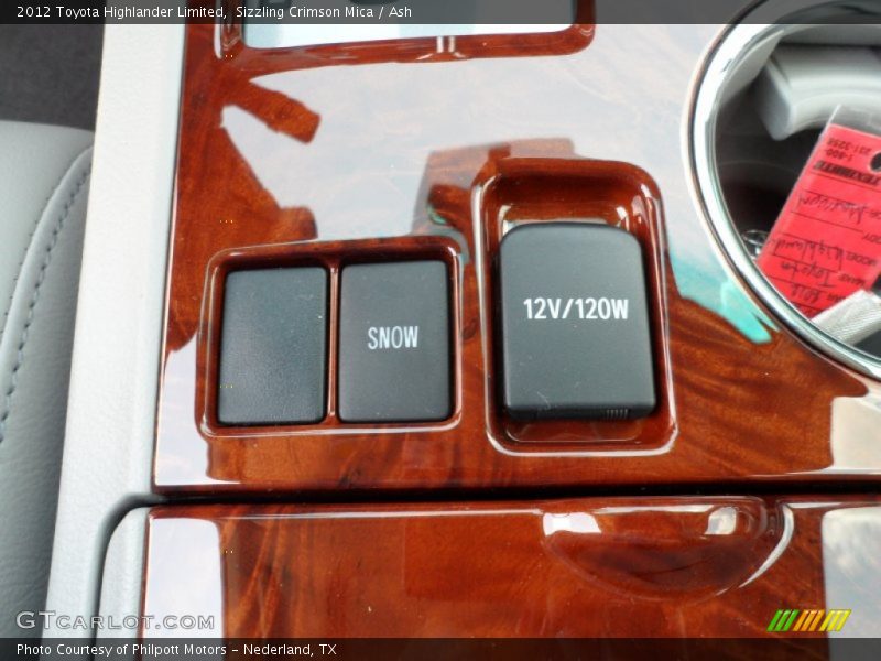 Sizzling Crimson Mica / Ash 2012 Toyota Highlander Limited