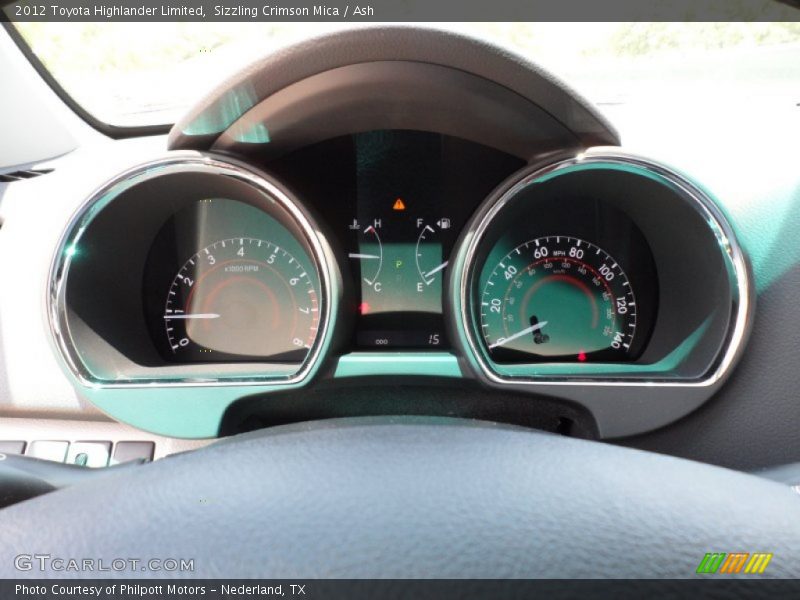 Sizzling Crimson Mica / Ash 2012 Toyota Highlander Limited