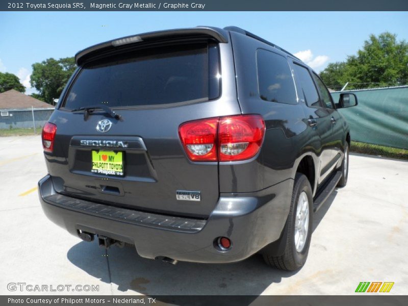 Magnetic Gray Metallic / Graphite Gray 2012 Toyota Sequoia SR5