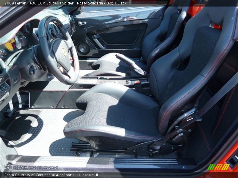 Rosso Scuderia (Red) / Black 2009 Ferrari F430 16M Scuderia Spider