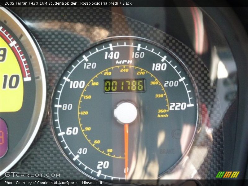 Rosso Scuderia (Red) / Black 2009 Ferrari F430 16M Scuderia Spider