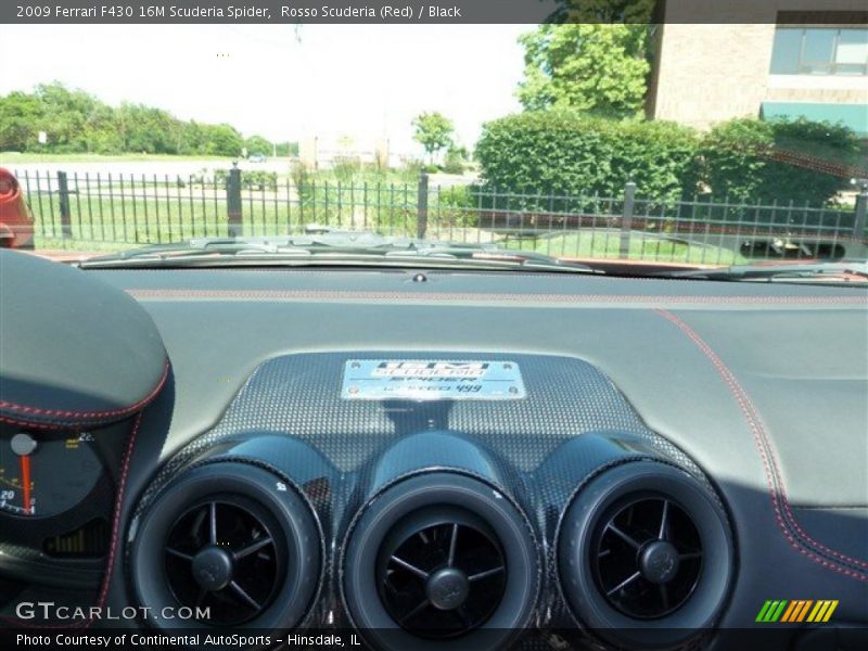 Rosso Scuderia (Red) / Black 2009 Ferrari F430 16M Scuderia Spider
