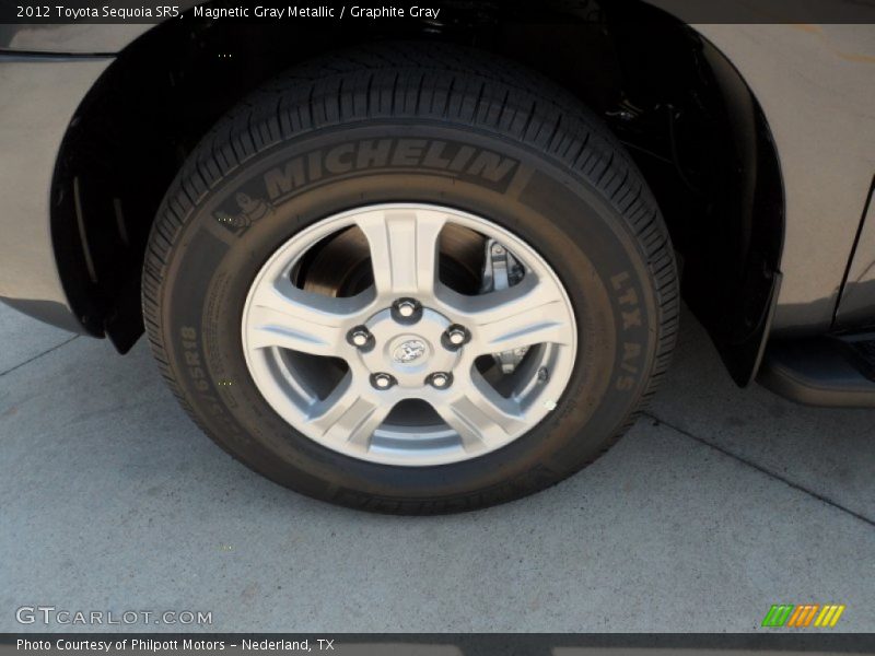 Magnetic Gray Metallic / Graphite Gray 2012 Toyota Sequoia SR5