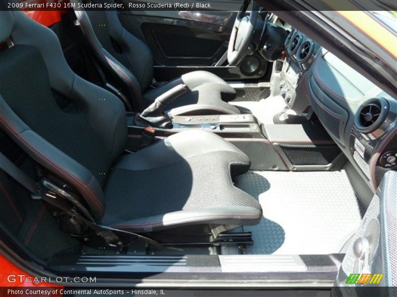 Rosso Scuderia (Red) / Black 2009 Ferrari F430 16M Scuderia Spider