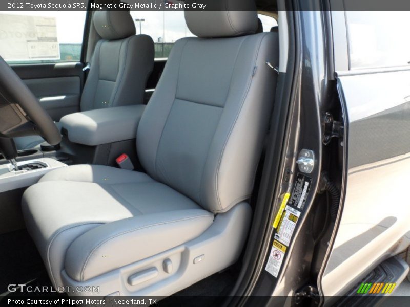 Magnetic Gray Metallic / Graphite Gray 2012 Toyota Sequoia SR5