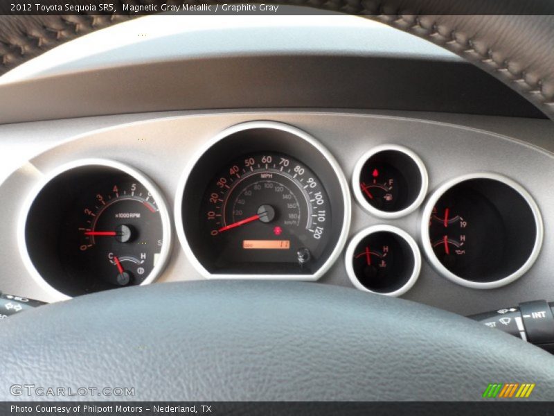 Magnetic Gray Metallic / Graphite Gray 2012 Toyota Sequoia SR5