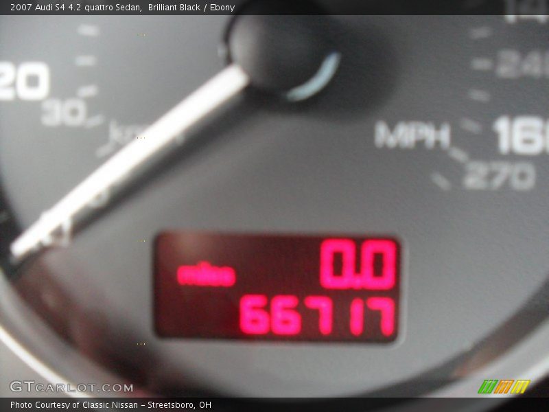 Brilliant Black / Ebony 2007 Audi S4 4.2 quattro Sedan