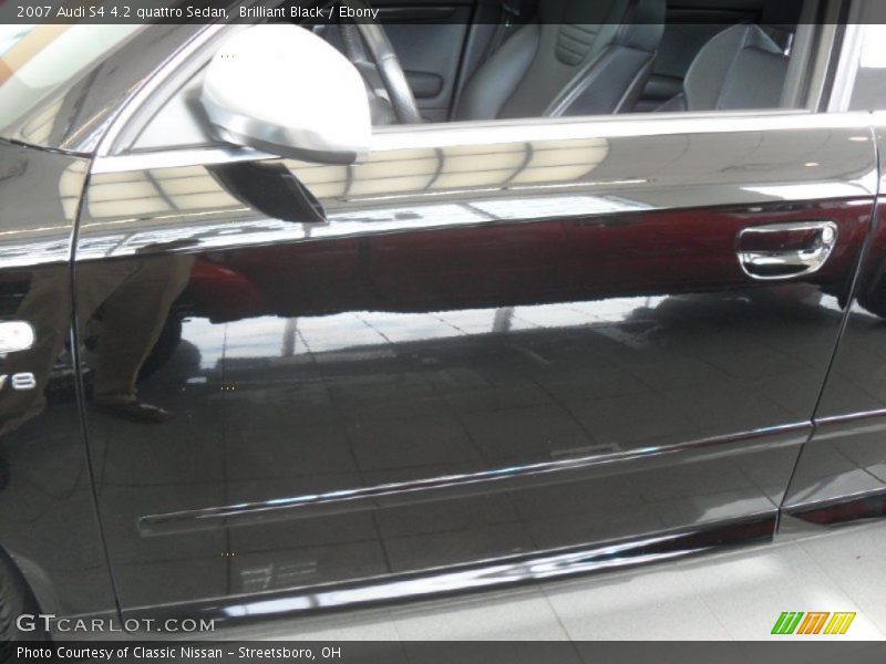 Brilliant Black / Ebony 2007 Audi S4 4.2 quattro Sedan