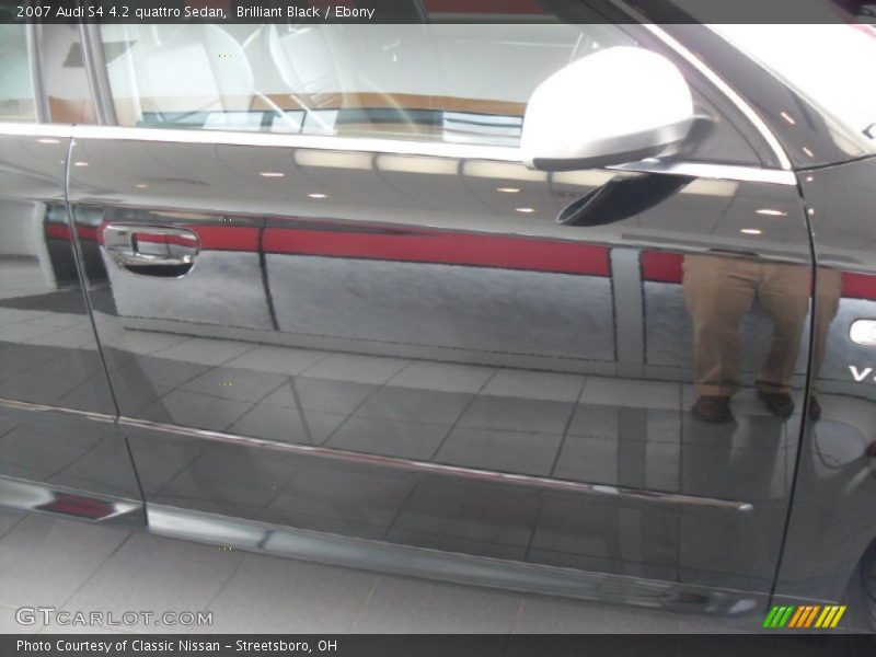 Brilliant Black / Ebony 2007 Audi S4 4.2 quattro Sedan