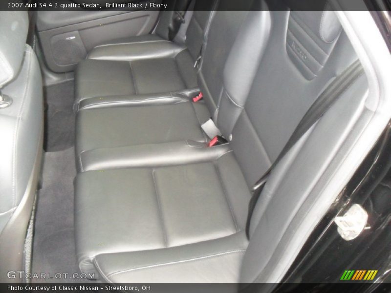 Brilliant Black / Ebony 2007 Audi S4 4.2 quattro Sedan