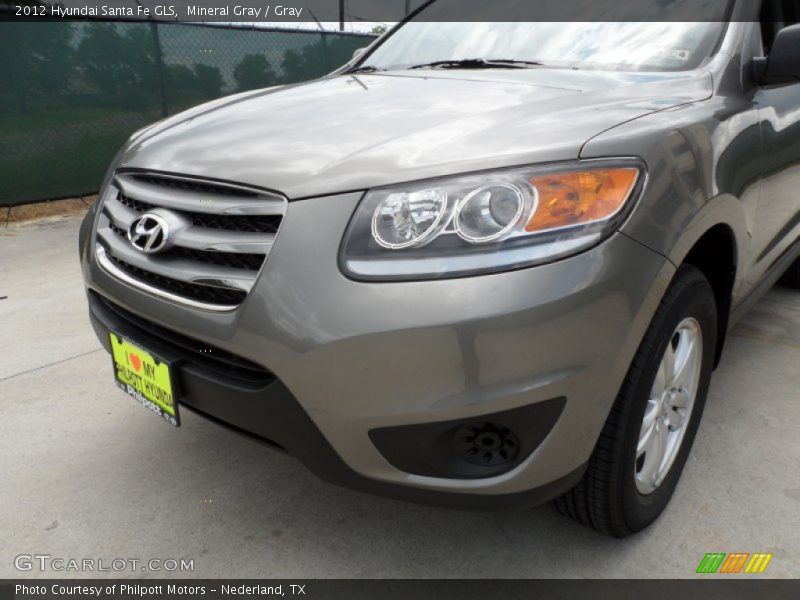 Mineral Gray / Gray 2012 Hyundai Santa Fe GLS