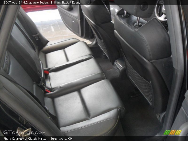 Brilliant Black / Ebony 2007 Audi S4 4.2 quattro Sedan