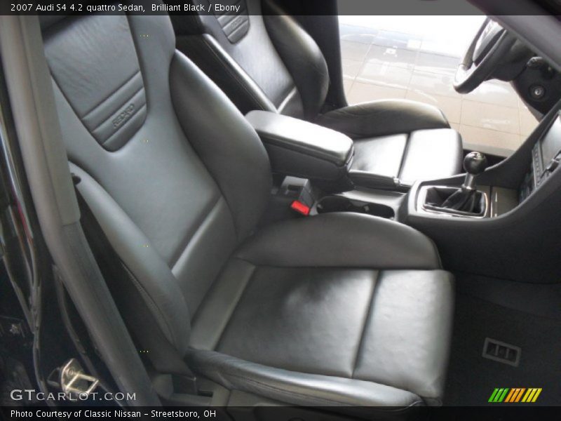 Brilliant Black / Ebony 2007 Audi S4 4.2 quattro Sedan