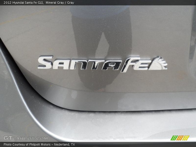Mineral Gray / Gray 2012 Hyundai Santa Fe GLS