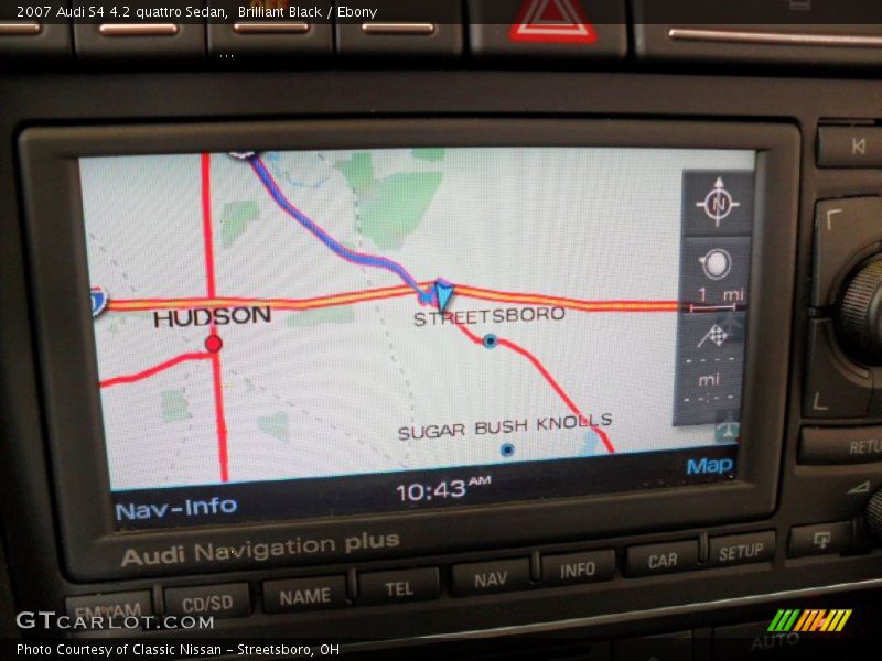 Brilliant Black / Ebony 2007 Audi S4 4.2 quattro Sedan