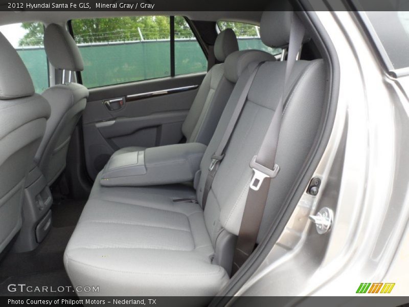 Mineral Gray / Gray 2012 Hyundai Santa Fe GLS