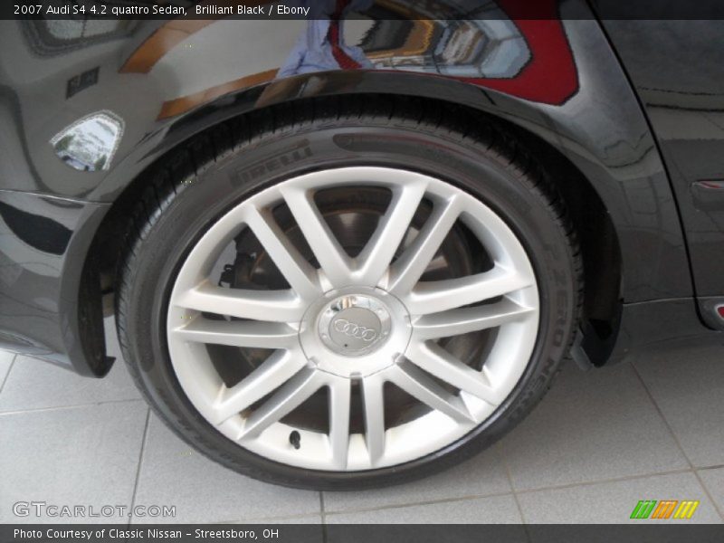Brilliant Black / Ebony 2007 Audi S4 4.2 quattro Sedan