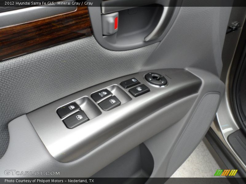 Mineral Gray / Gray 2012 Hyundai Santa Fe GLS