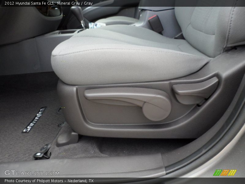 Mineral Gray / Gray 2012 Hyundai Santa Fe GLS