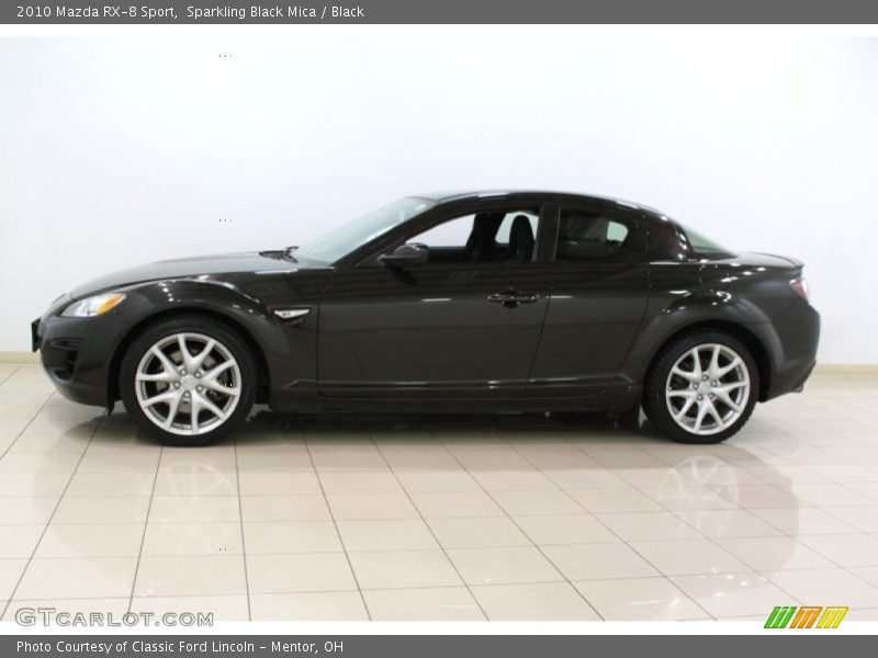 Sparkling Black Mica / Black 2010 Mazda RX-8 Sport
