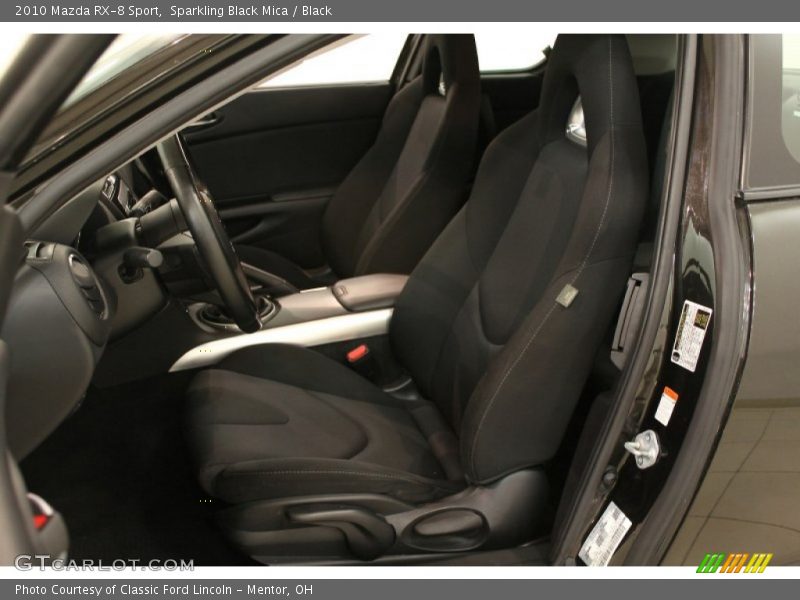 Sparkling Black Mica / Black 2010 Mazda RX-8 Sport