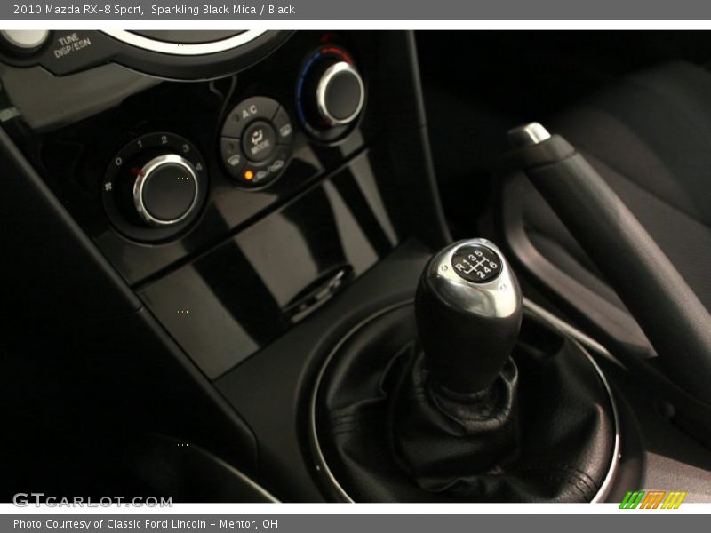 Sparkling Black Mica / Black 2010 Mazda RX-8 Sport