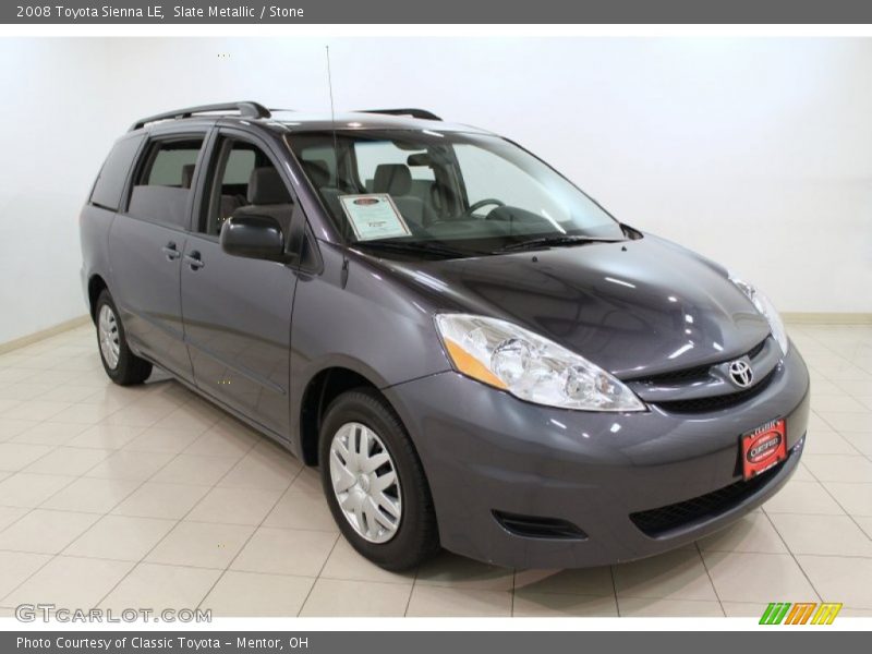 Slate Metallic / Stone 2008 Toyota Sienna LE