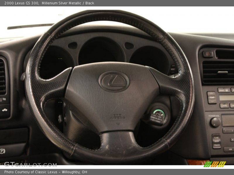Millenium Silver Metallic / Black 2000 Lexus GS 300