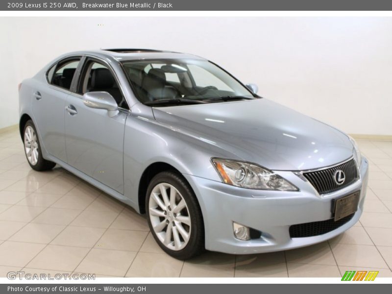 Front 3/4 View of 2009 IS 250 AWD