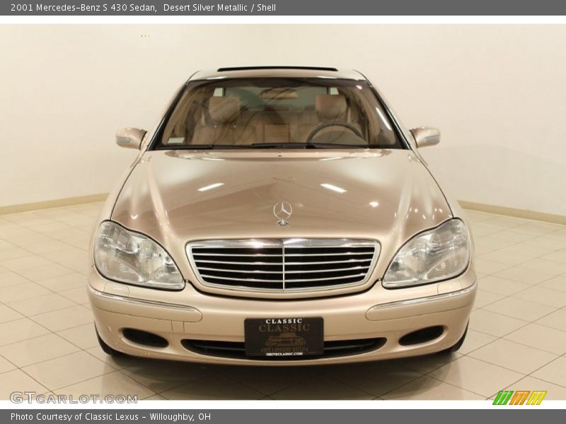 Desert Silver Metallic / Shell 2001 Mercedes-Benz S 430 Sedan