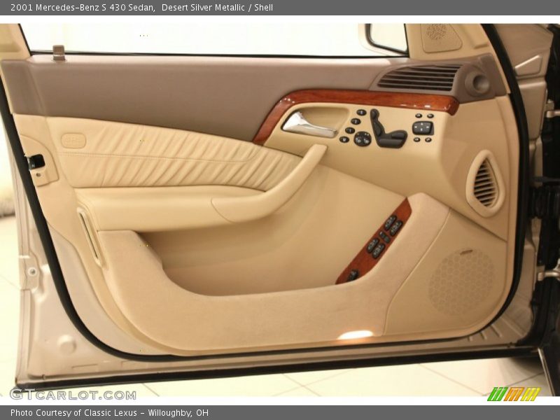 Desert Silver Metallic / Shell 2001 Mercedes-Benz S 430 Sedan