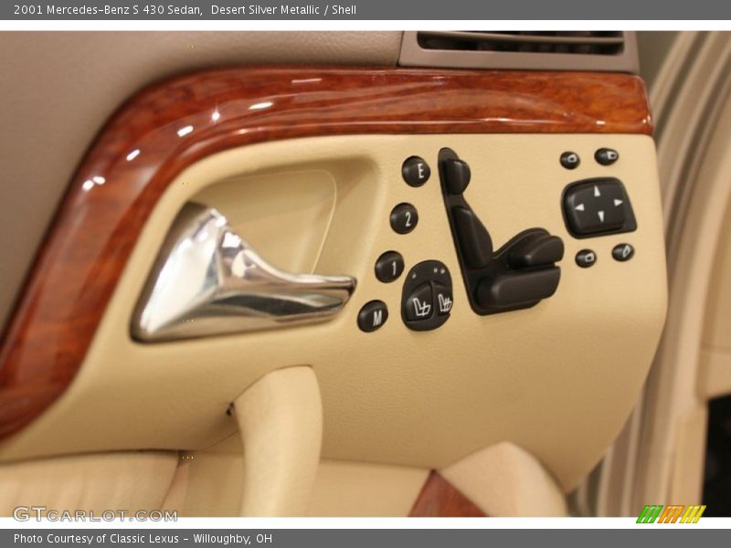 Desert Silver Metallic / Shell 2001 Mercedes-Benz S 430 Sedan