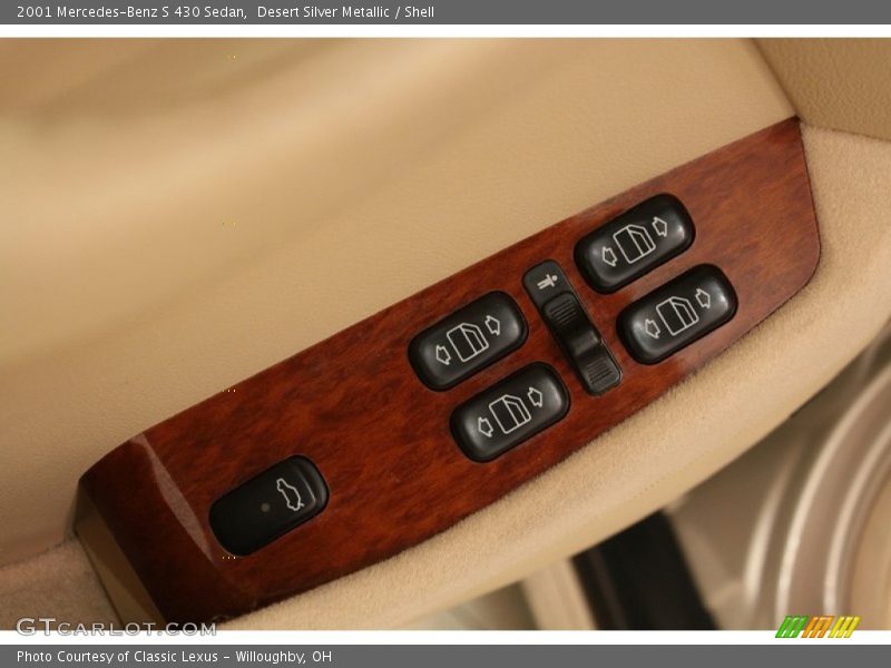 Desert Silver Metallic / Shell 2001 Mercedes-Benz S 430 Sedan