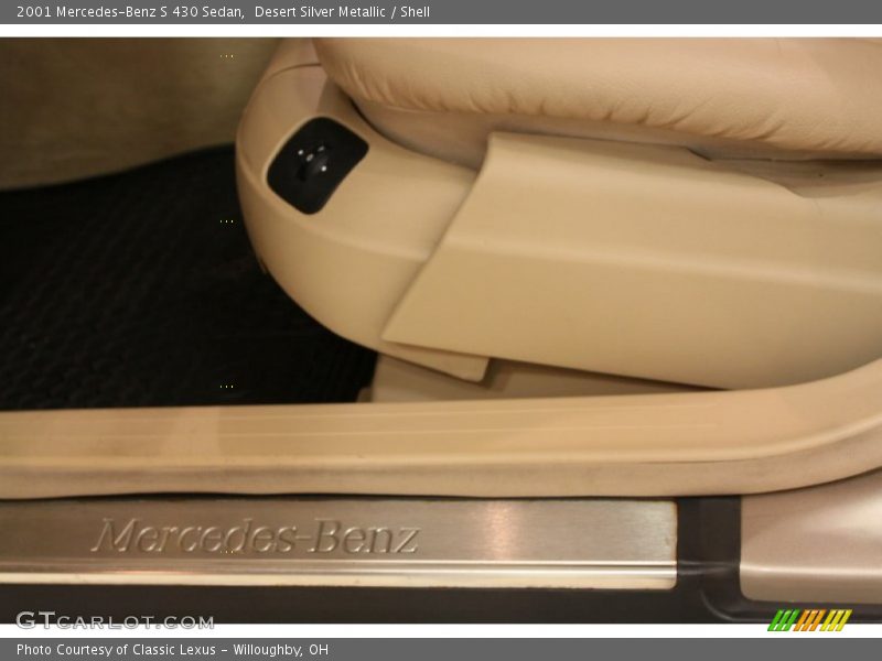 Desert Silver Metallic / Shell 2001 Mercedes-Benz S 430 Sedan