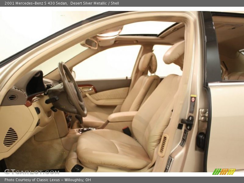 Desert Silver Metallic / Shell 2001 Mercedes-Benz S 430 Sedan