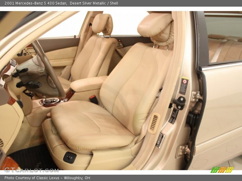 Desert Silver Metallic / Shell 2001 Mercedes-Benz S 430 Sedan