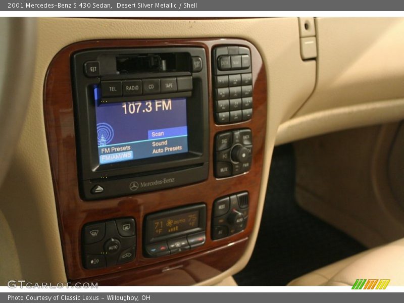 Desert Silver Metallic / Shell 2001 Mercedes-Benz S 430 Sedan