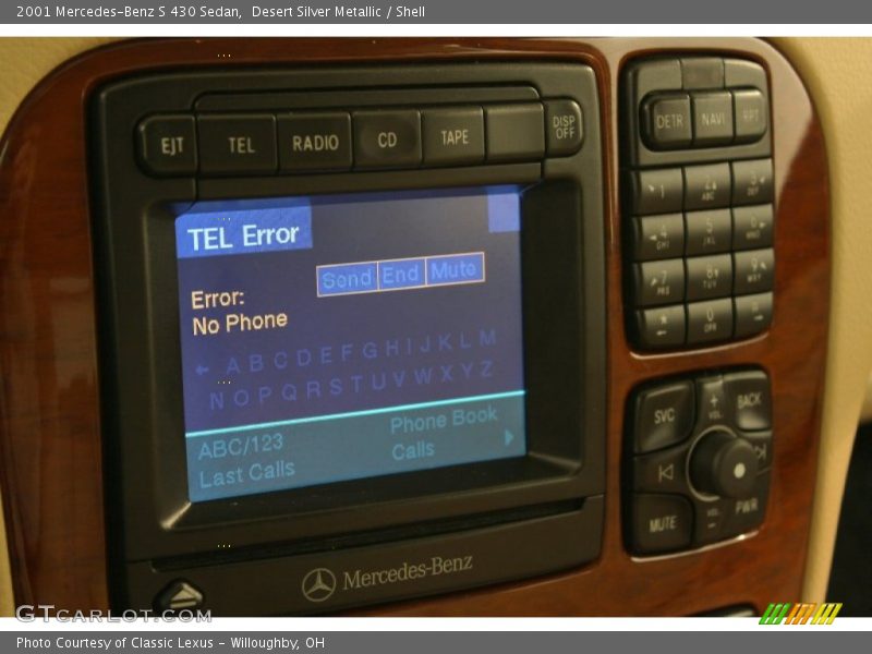 Desert Silver Metallic / Shell 2001 Mercedes-Benz S 430 Sedan