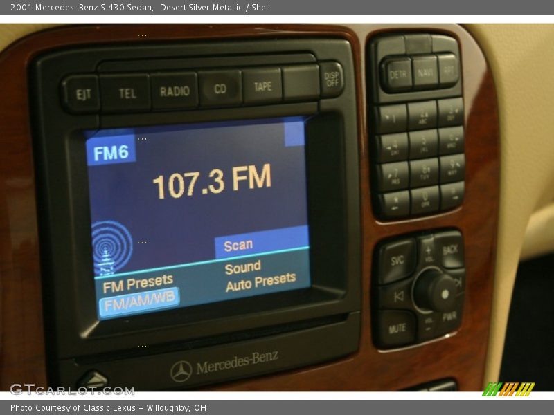 Desert Silver Metallic / Shell 2001 Mercedes-Benz S 430 Sedan